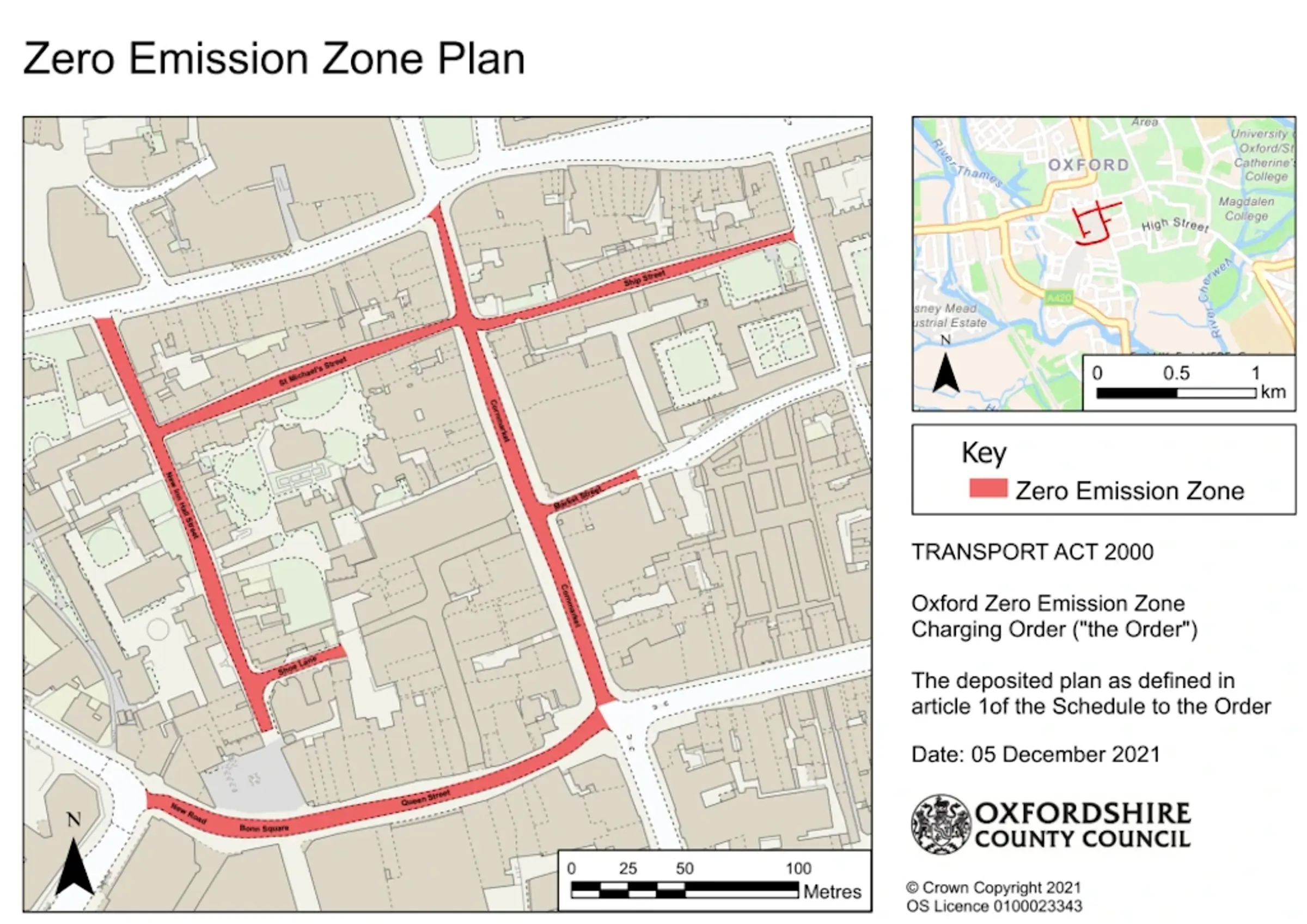 Rethink on Oxford zero emission zone pilot